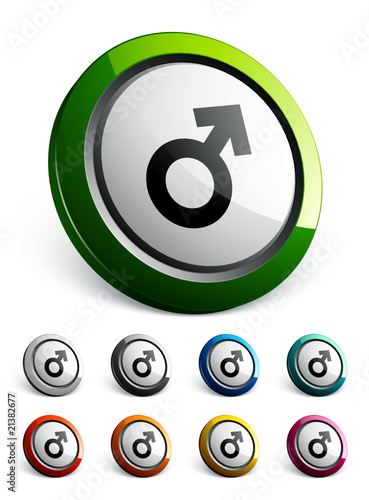 icône bouton internet homme