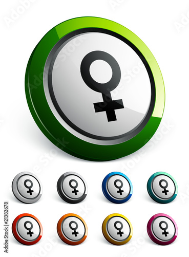 icône bouton internet femme