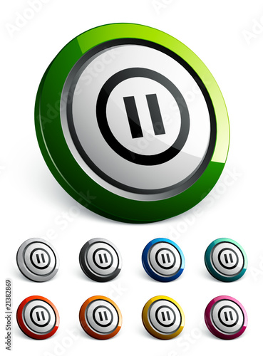 icône bouton internet pause