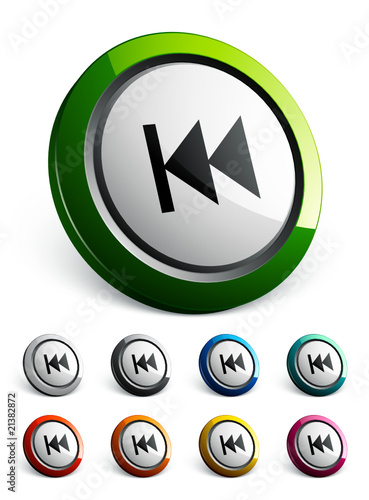 icône bouton internet précédant