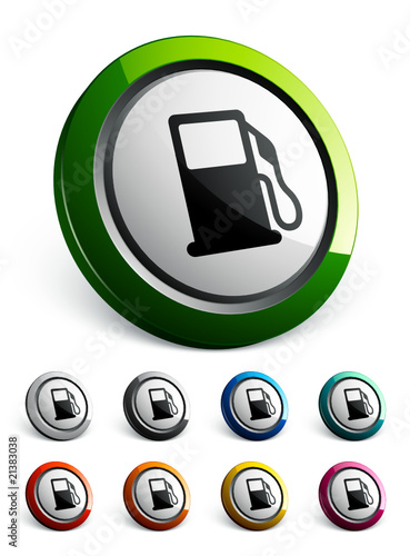 icône bouton internet carburant