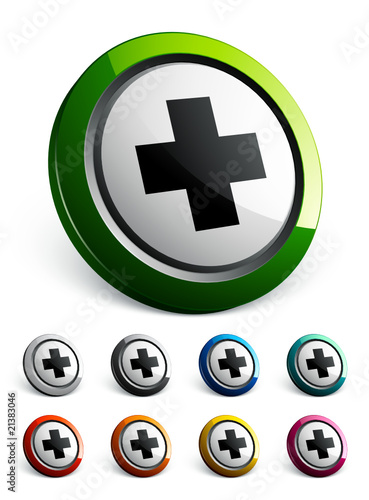 icône bouton internet santé