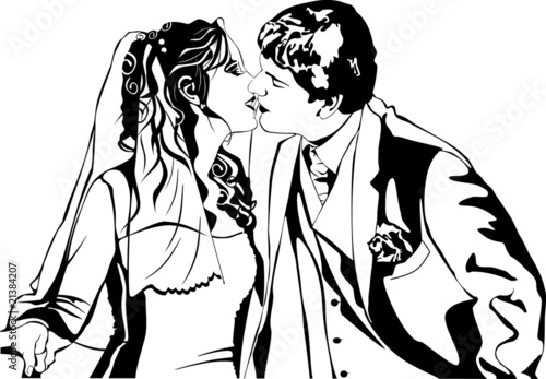 Wedding kiss