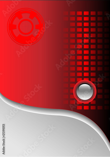 Technology background red a...