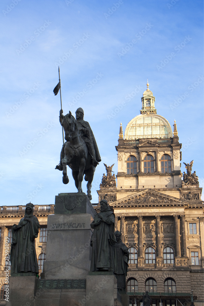 Obraz premium Saint Wenceslas statue