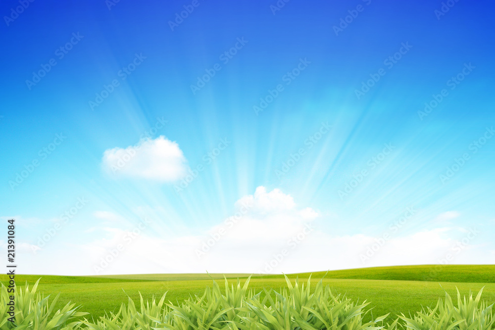 Obraz premium raggi del sole