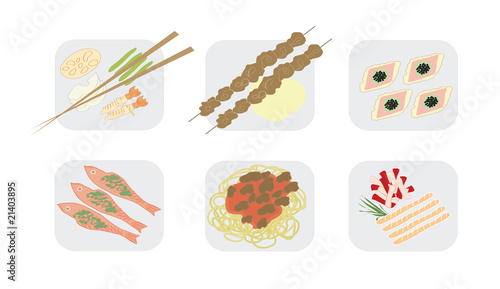 Assorted starter menu