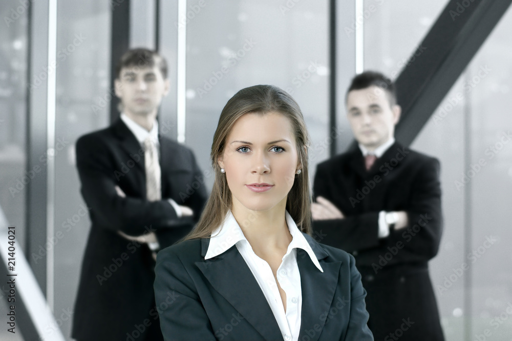 Portrait of a business team Portrait of a business team