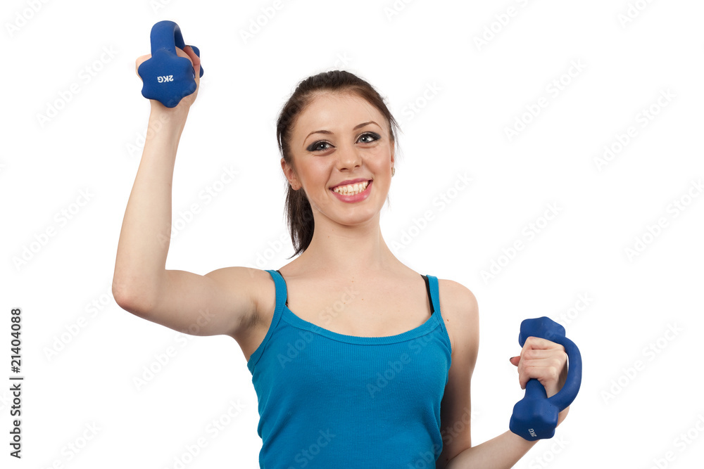 Woman doing workout Woman doing workout