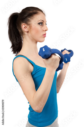 Woman doing workout
