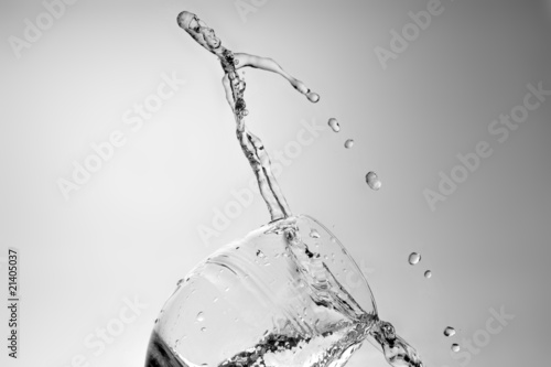 Obraz na płótnie water splashing