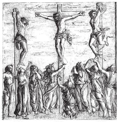 antique religious book engraving (vector)