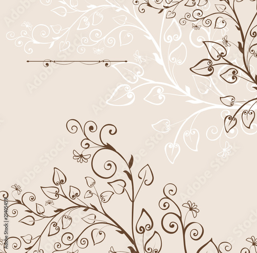 vintage floral background