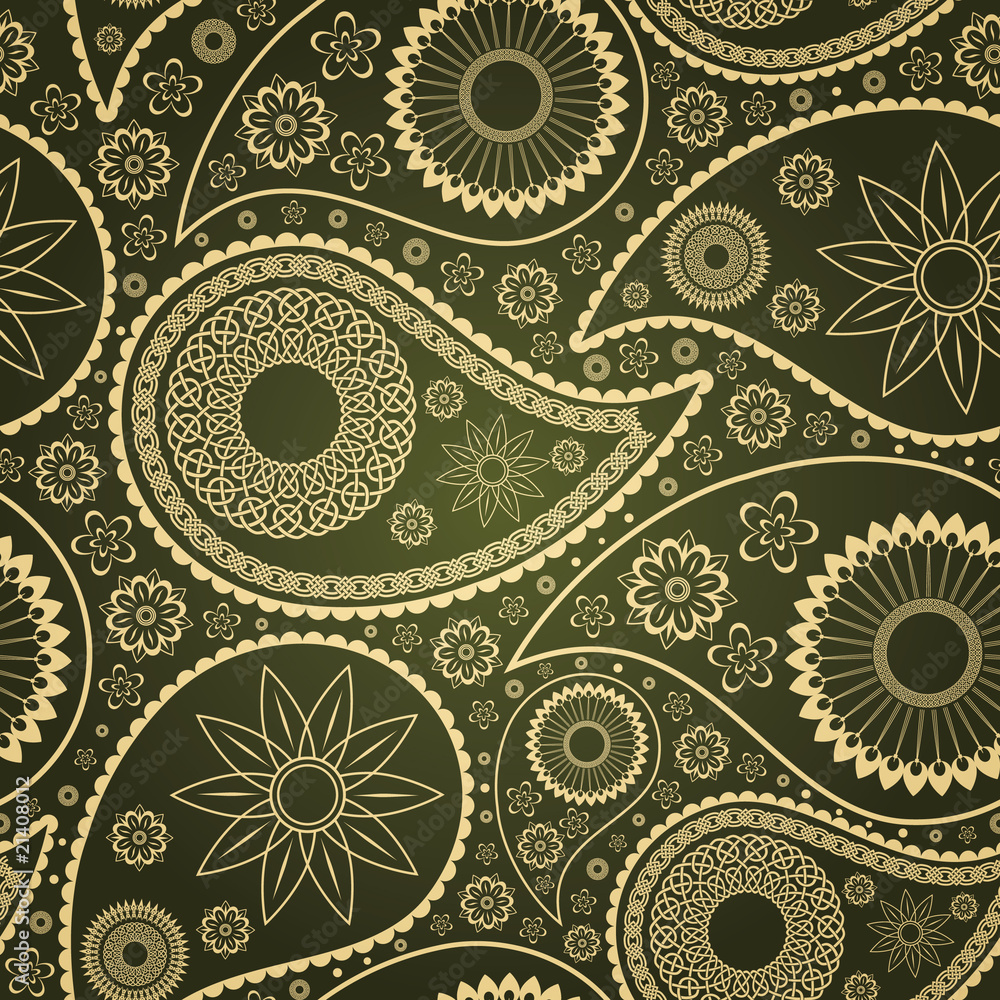 Fototapeta premium paisley seamless
