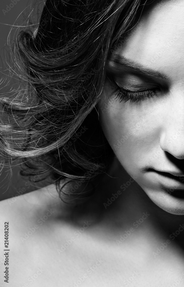 Fototapeta premium sad girl