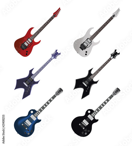 Guitar vector set