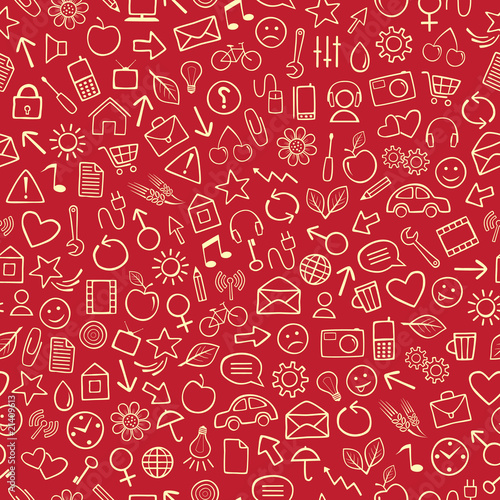 Red Seamless Background