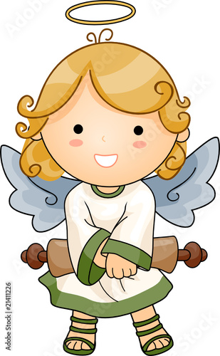 Angels with Scroll