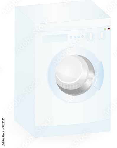 washing-mashine isolated on an white background