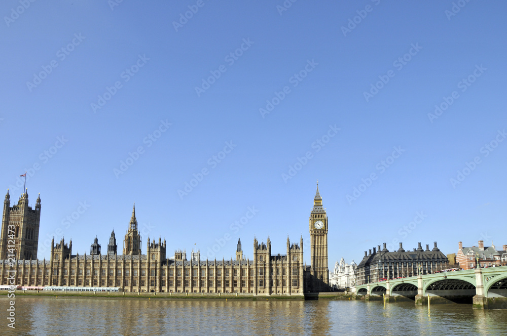 Big Ben by Westminster Bridge