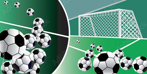 Abstract  soccer background. Vector illustration.