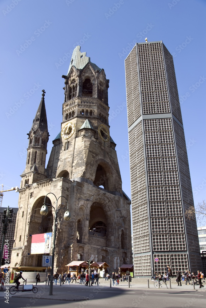 Naklejka premium berlin gedaechtniskirche