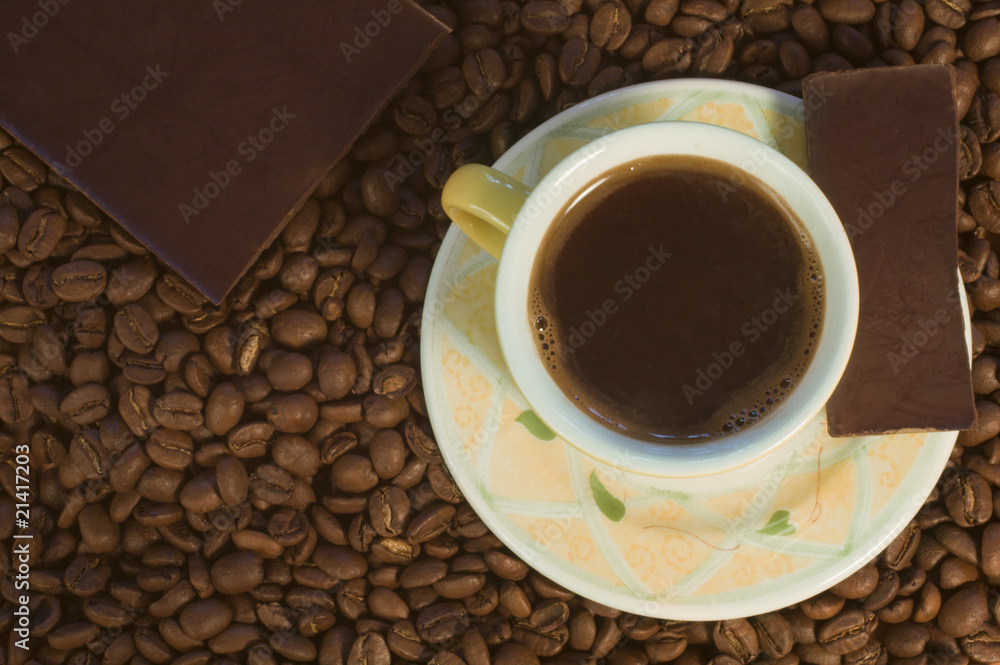 Fototapeta premium Coffee and chocolate