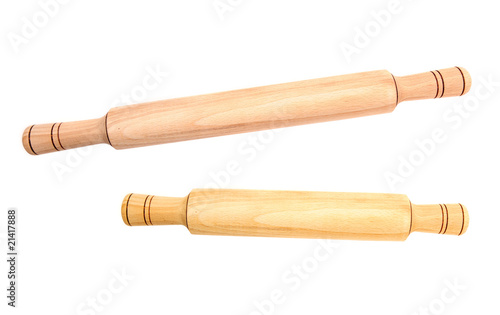 rolling-pin on white