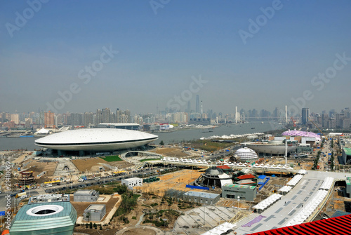 China, Shanghai expo landscape photo