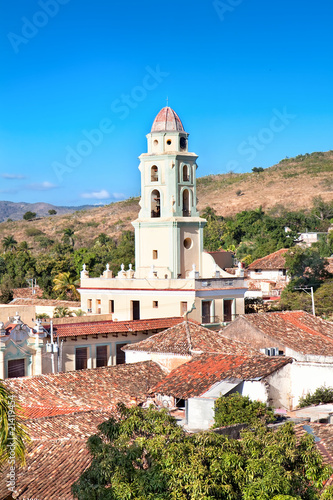 Convento de San Francisco church before   Trinidad  Cuba.