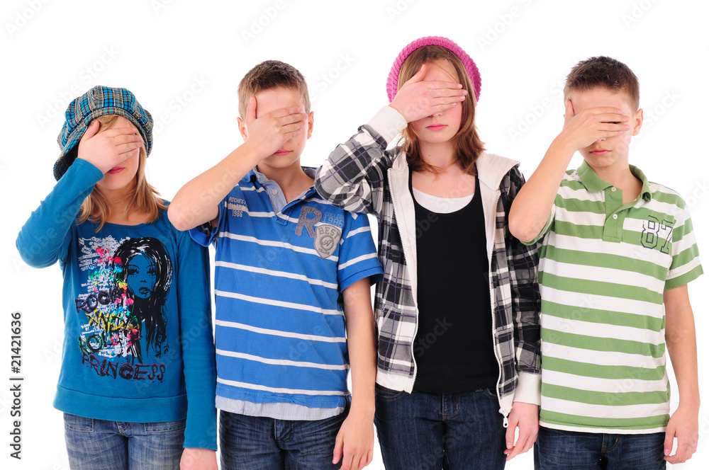 Obraz premium Kids blind