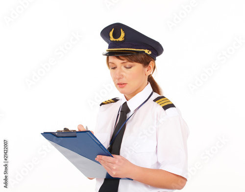 Airline pilot photo