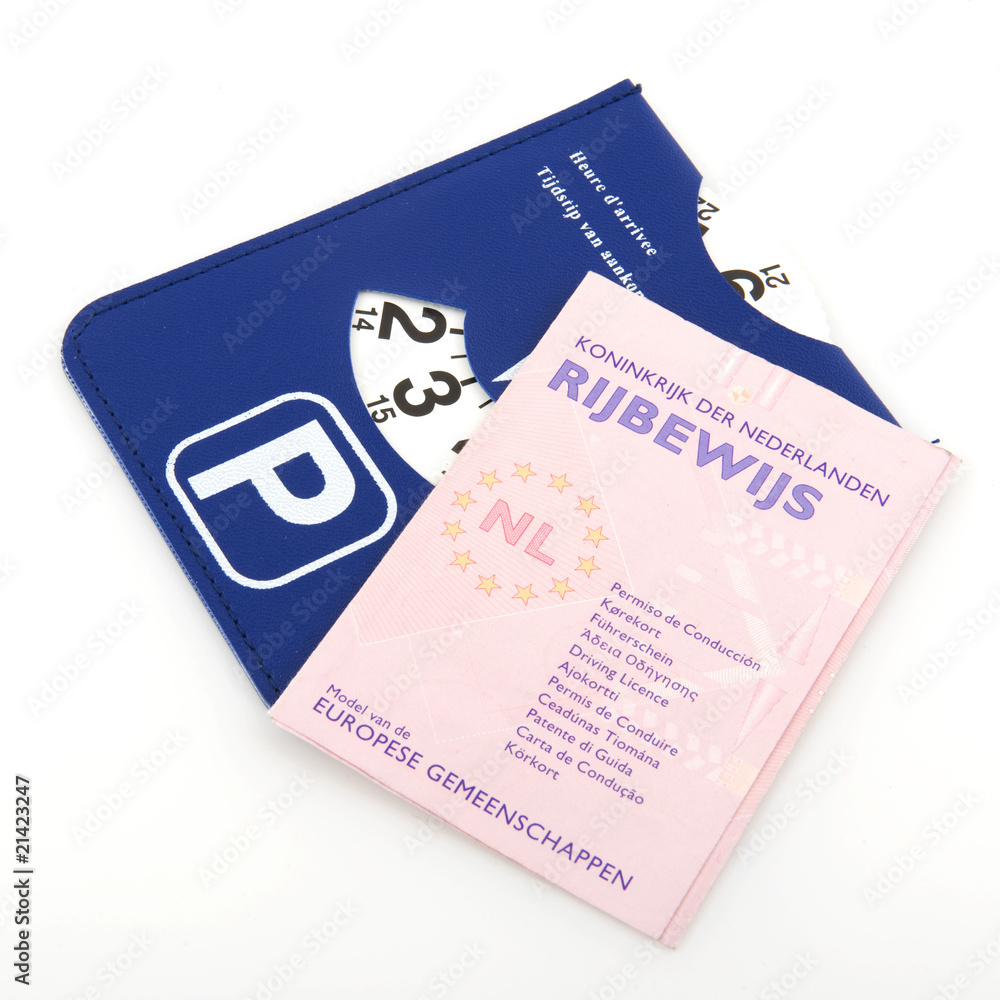 Fototapeta premium Dutch driver license