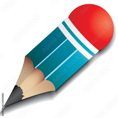 Little pencil, vector illustration