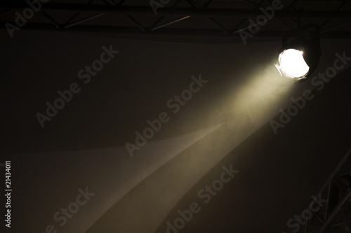 Black and White Stage Lighting photo