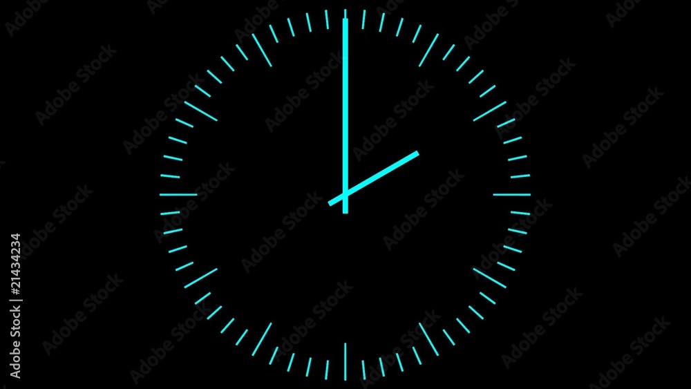 Blue clock Blue clock