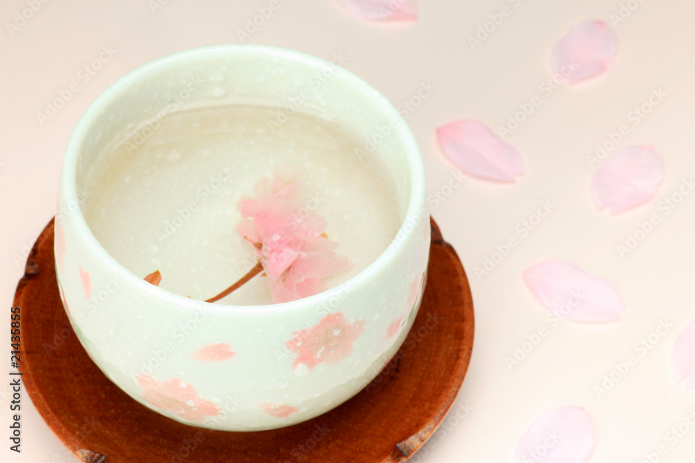 tea of cherry blossoms