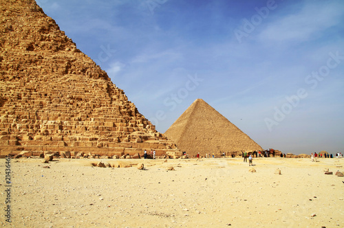 Small pyramid of Cheops under Chefren pyramid