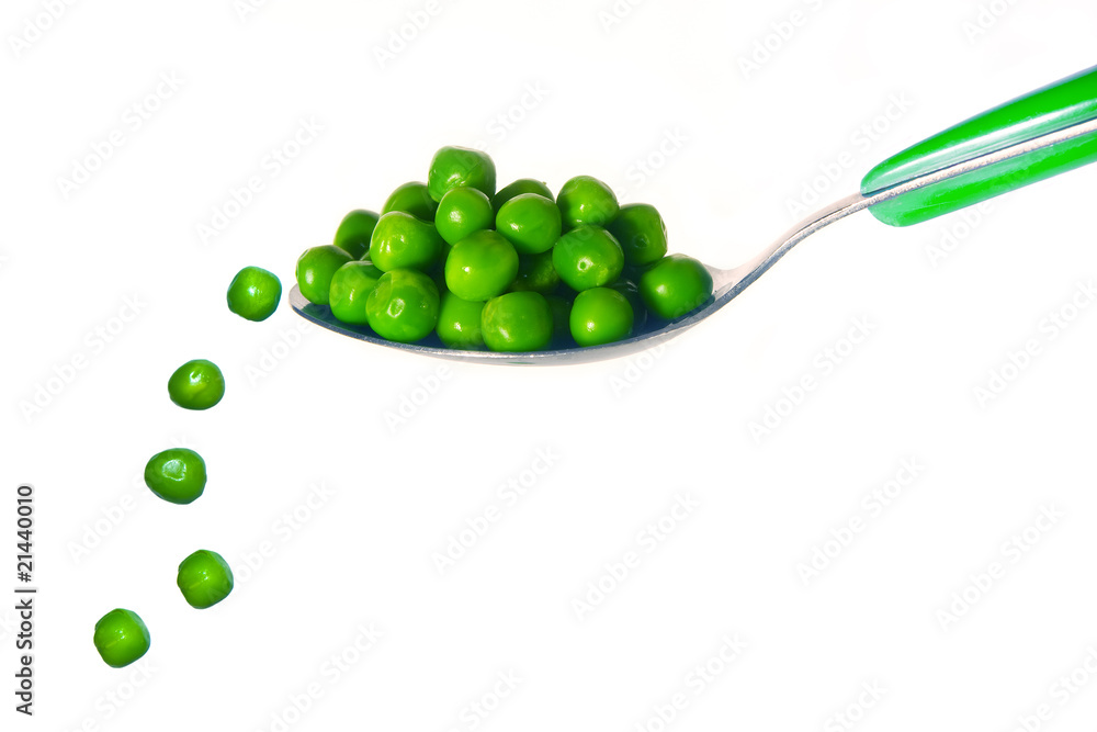 Fototapeta premium falling peas