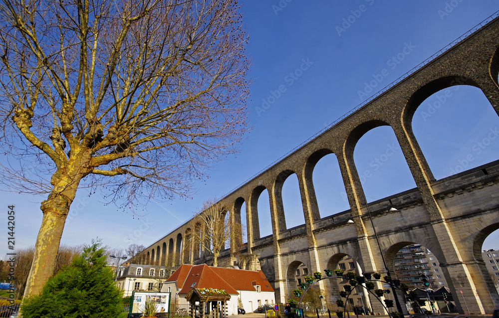 Naklejka premium Aqueduc d' Arcueil, Ile de France