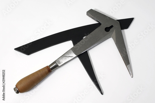 Haubrücke und Schieferhammer - Dachdecker-Werkzeug