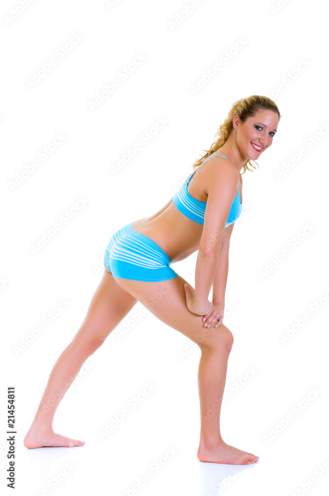 Obraz premium Fitness yoga exercise