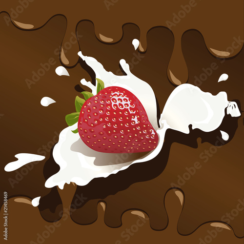 strawberries in chocolate