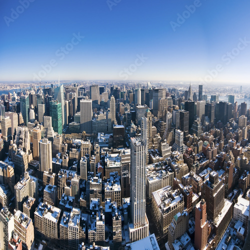 Manhattan from Empire state building - New York City - USA
