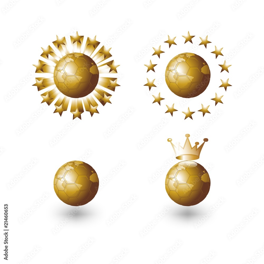 Fototapeta premium PELOTAS DE ORO