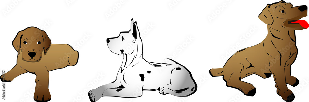 Cani stilizzati Cani stilizzati