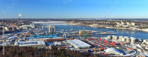 Stockholm panorama port
