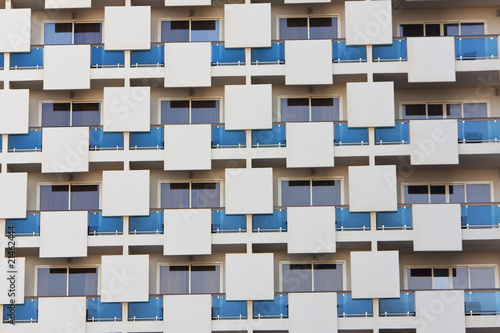 Modern Apartment Building Architectural Pattern © Darren Baker