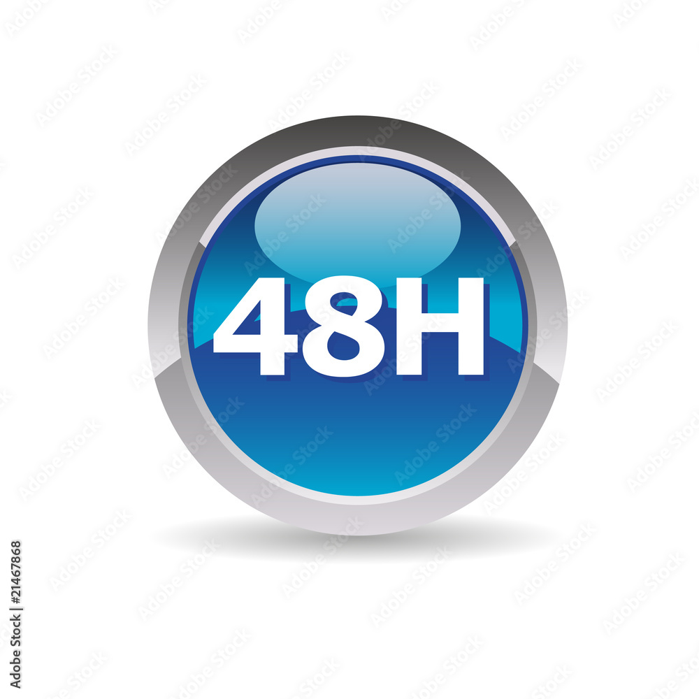 Picto 48h - Icône quarante huit heures Picto 48h - Icône quarante huit heures