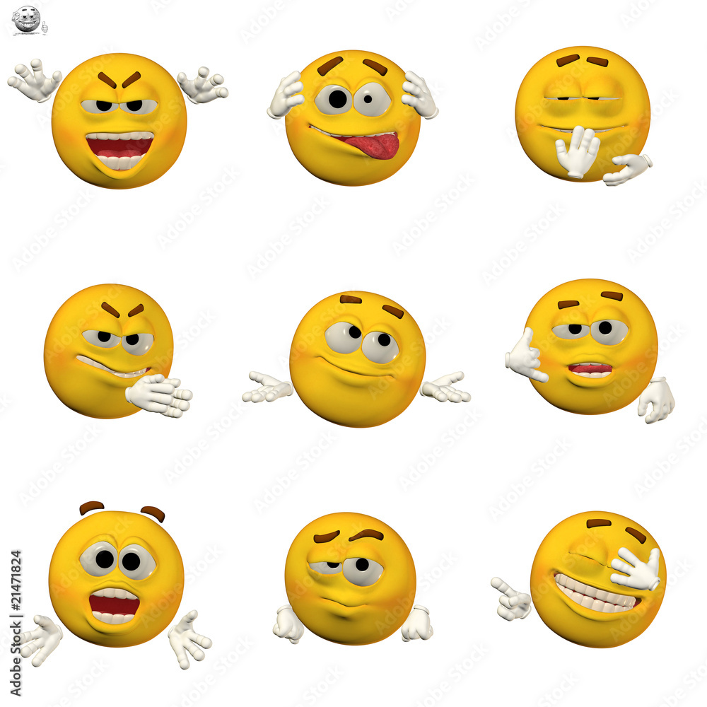 comic emoticon set comic emoticon set